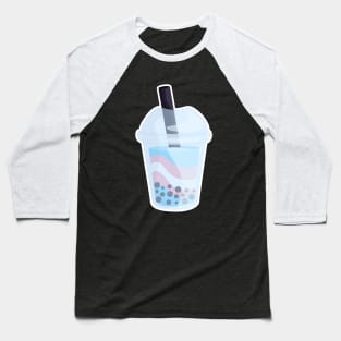 Trans Kawaii Bubble Tea Baseball T-Shirt